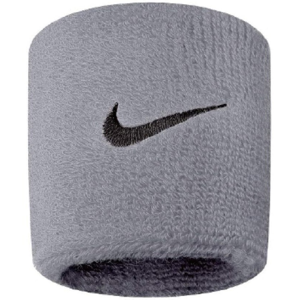 Nike Swoosh Wristbands Color: Gray 2 Pcs / Pack